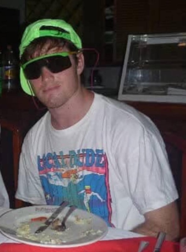 Ian wearing the original Local Dude shirt